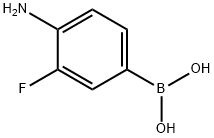 Boronic acid, (4-amino-3-fluorophenyl)- (9CI) Structure