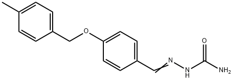 4-[(4-methylbenzyl)oxy]benzaldehyde semicarbazone Structure