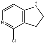 4-chloro-2,3-dihydro-1H-pyrrolo[3,2-c]pyridine 구조식 이미지