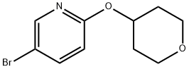 5-Bromo-2-(tetrahydropyran-4-yloxy)pyridine Structure
