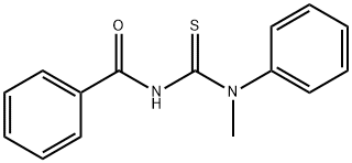 1-methyl-1-phenyl-3-benzoylthiourea Structure