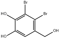 2,3-DIBROMO-4,5-DIHYDROXYBENZYL ALCOHOL Structure