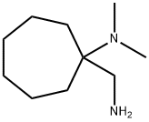 N-[1-(아미노메틸)사이클로페닐]-N,N-다이메틸라민 구조식 이미지