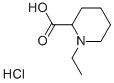 1-ETHYL-PIPERIDINE-2-CARBOXYLIC ACID HYDROCHLORIDE 구조식 이미지