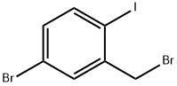 4-Bromo-2-(bromomethyl)-1-iodobenzene Structure