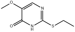 4(1H)-Pyrimidinone, 2-(ethylthio)-5-methoxy- Structure