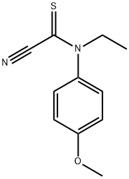 p-포르마니시다이드,1-시아노-N-에틸티오-(7CI,8CI) 구조식 이미지
