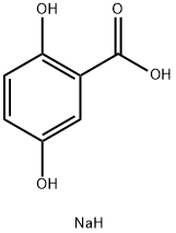 Sodium gentisate 구조식 이미지