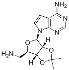 7-((3aR,4R,6R,6aR)-6-(aMinoMethyl)-2,2-diMethyltetrahydrofuro[3,4-d][1,3]dioxol-4-yl)-7H-pyrrolo[2,3-d]pyriMidin-4-aMine Structure