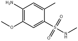 4-Amino-5-methoxy-2-methylbenzenesulfon-N-methylamide Structure