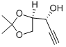 (3R,4R)-4,5-ISOPROPYLIDENE PENT-2-YN-3-OL Structure