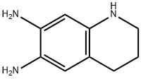 6,7-Quinolinediamine,  1,2,3,4-tetrahydro- 구조식 이미지