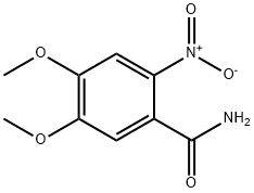 3,4-DIMETHOXY-6-NITROBENZAMIDE Structure