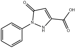 5-OXO-1-PHENYL-2,5-DIHYDRO-1H-PYRAZOLE-3-CARBOXYLIC ACID 구조식 이미지
