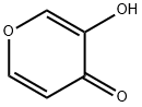 3-hydroxy-4H-pyran-4-one  구조식 이미지
