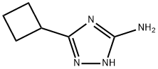 5-CYCLOBUTYL-4H-1,2,4-TRIAZOL-3-YLAMINE Structure
