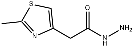 (2-METHYL-THIAZOL-4-YL)아세트산수소화물 구조식 이미지