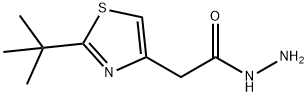 (2-TERT-BUTYL-THIAZOL-4-YL)ACETIC ACID HYDRAZIDE Structure