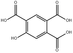 5-HYDROXYBENZENE-1,2,4-TRICARBOXYLIC ACID Structure