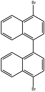1,1′-Binaphthalene, 4,4′-dibromo- Structure