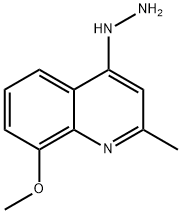 4-HYDRAZINO-8-METHOXY-2-METHYLQUINOLINE Structure