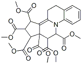 6,7,9,10,11,12-Hexahydrobenzo[f]cyclopenta[a]quinolizine-6,7,7a,8,9,10(8H)-hexacarboxylic acid hexamethyl ester Structure