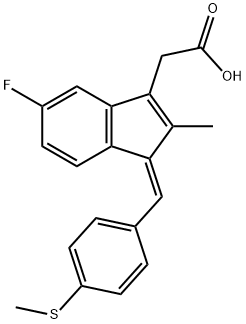 SULINDAC SULFIDE Structure