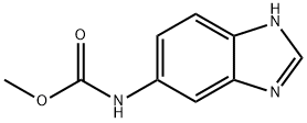 카르밤산,1H-벤즈이미다졸-5-일-,메틸에스테르(9CI) 구조식 이미지