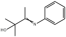 2-methyl-3-phenylimino-butan-2-ol Structure