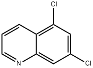 5,7-Dichloroquinoline 구조식 이미지