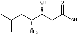 (3R,4R)-4-AMINO-3-HYDROXY-6-METHYLHEPTANOIC 구조식 이미지