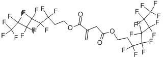 BIS(1H,1H,2H,2H-퍼플루오로옥틸)이타코네이트 구조식 이미지