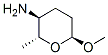 2H-Pyran-3-amine,tetrahydro-6-methoxy-2-methyl-,(2R,3S,6S)-(9CI) 구조식 이미지