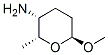 2H-Pyran-3-amine,tetrahydro-6-methoxy-2-methyl-,(2R,3R,6S)-(9CI) Structure