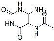 Acetamide,  N-(4-aminohexahydro-2,6-dioxo-5-pyrimidinyl)- Structure
