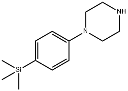 1-(4-TRIMETHYLSILYLPHENYL)PIPERAZINE Structure