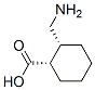 Cyclohexanecarboxylic acid, 2-(aminomethyl)-, (1S,2R)- (9CI) Structure