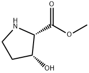 L-Proline, 3-hydroxy-, methyl ester, (3R)- (9CI) Structure