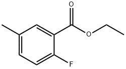 에틸2-플루오로-5-메틸벤조에이트 구조식 이미지