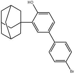 3-(AdaMantan-1-yl)-4'-broMobiphenyl-4-ol Structure