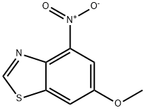 Benzothiazole, 6-methoxy-4-nitro- (9CI) Structure