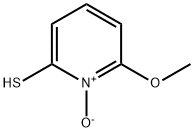 2-Pyridinethiol, 6-methoxy-, 1-oxide (9CI) Structure