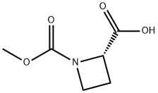 1,2-아제티딘디카르복실산,1-메틸에스테르,(2S)-(9CI) 구조식 이미지