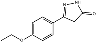 3H-Pyrazol-3-one,5-(4-ethoxyphenyl)-2,4-dihydro-(9CI) 구조식 이미지