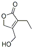 2(5H)-Furanone, 3-ethyl-4-(hydroxymethyl)- (9CI) 구조식 이미지