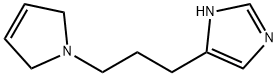 1H-Imidazole,  4-[3-(2,5-dihydro-1H-pyrrol-1-yl)propyl]-  (9CI) 구조식 이미지