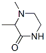 Piperazinone, 3,4-dimethyl- (9CI) Structure
