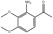 1-(2-아미노-3,4-디메톡시페닐)에타논 구조식 이미지