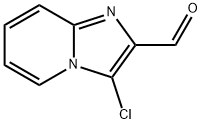 3-CHLOROIMIDAZO[1,2-A]PYRIDINE-2-CARBALDEHYDE 구조식 이미지