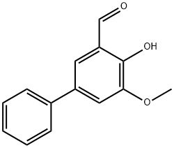 4-hydroxy-5-methoxy-1,1'-biphenyl-3-carbaldehyde Structure
